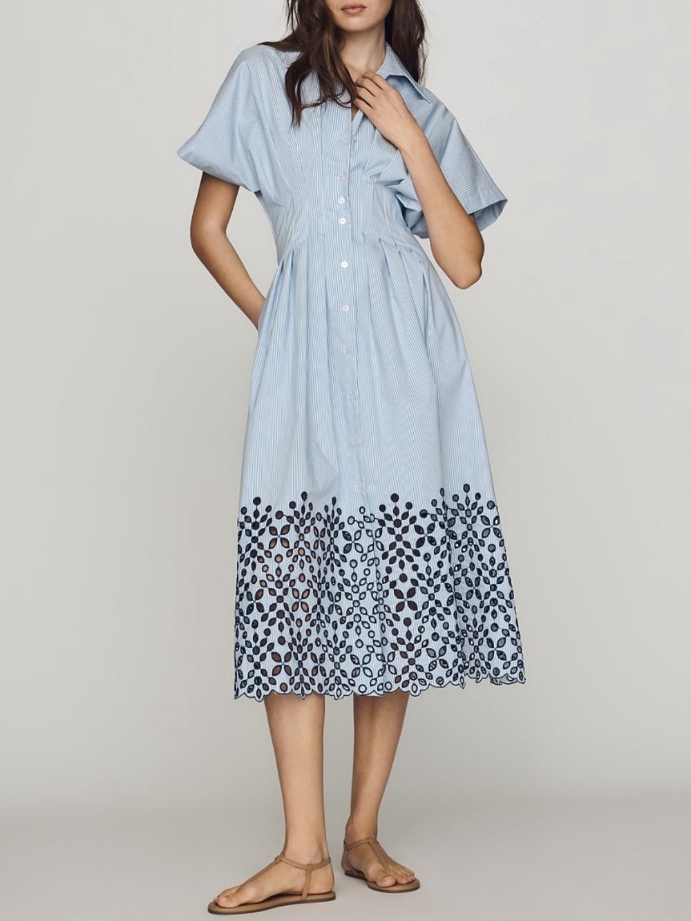 Tobie eyelet ShirtDress by exquise